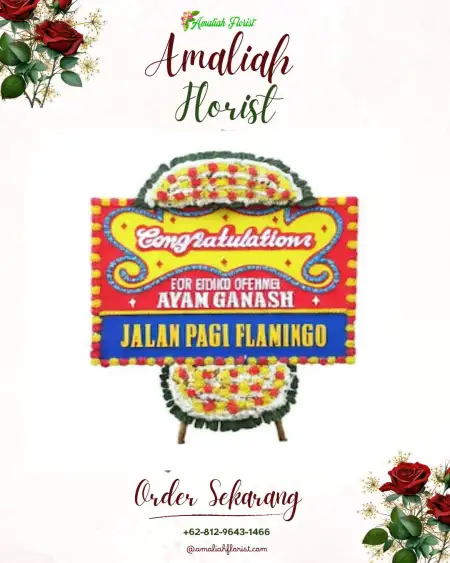 Sewa Papan Bunga Sanga Sanga