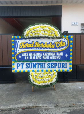 Papan Bunga Duka di Sanga Sanga